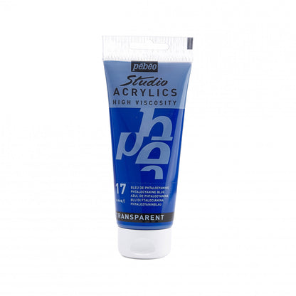 Pebeo Studio Acrylverf 100 ml - 17 - Phtalocyaanblauw