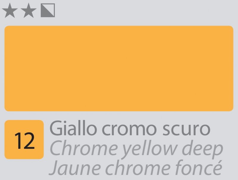 Divolo Accademia Olieverf 20 ml - Chrome Yellow Deep