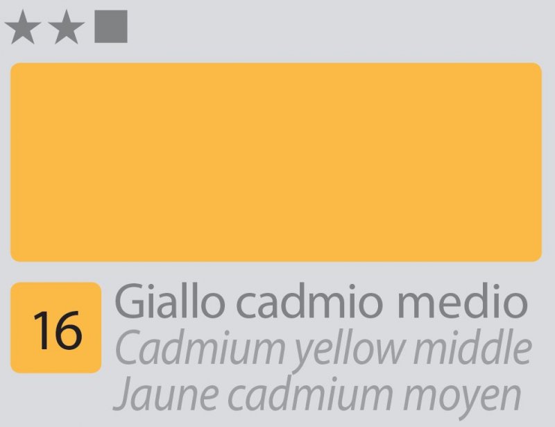 Divolo Accademia Olieverf 20 ml - Cadmium Yellow Middle