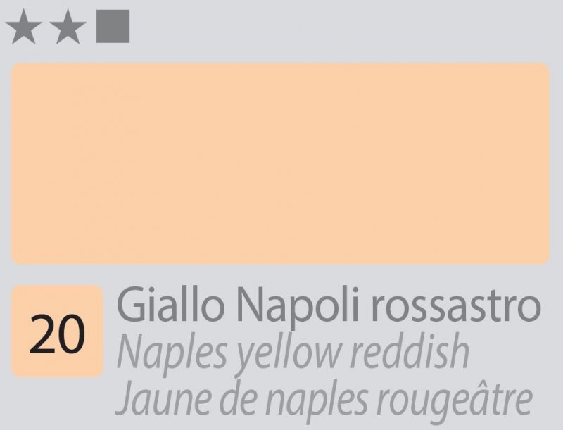 Divolo Accademia Olieverf 20 ml - Naples Yellow Reddish