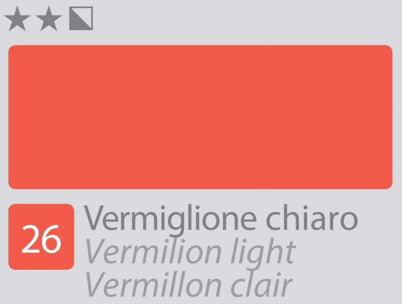 Divolo Accademia Olieverf 20 ml - Vermilion Light