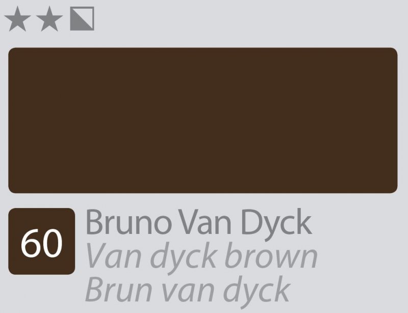 Divolo Accademia Olieverf 20 ml - Van Dyck Brown