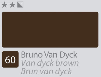 Divolo Accademia Olieverf 20 ml - Van Dyck Brown