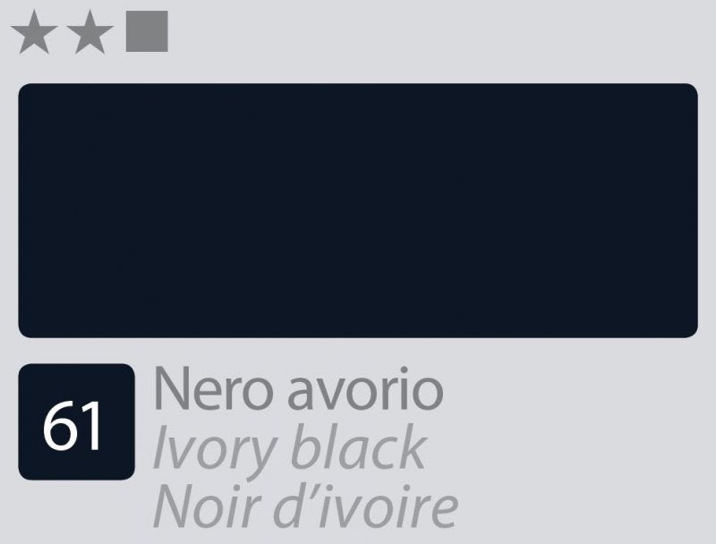 Divolo Accademia Olieverf 20 ml - Ivory Black