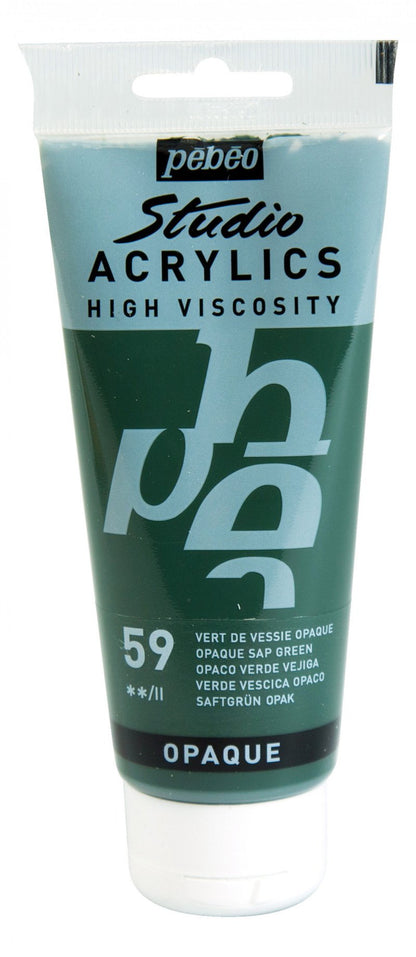 Pebeo Studio Acrylverf 100 ml - 59 - Dekkend sapgroen