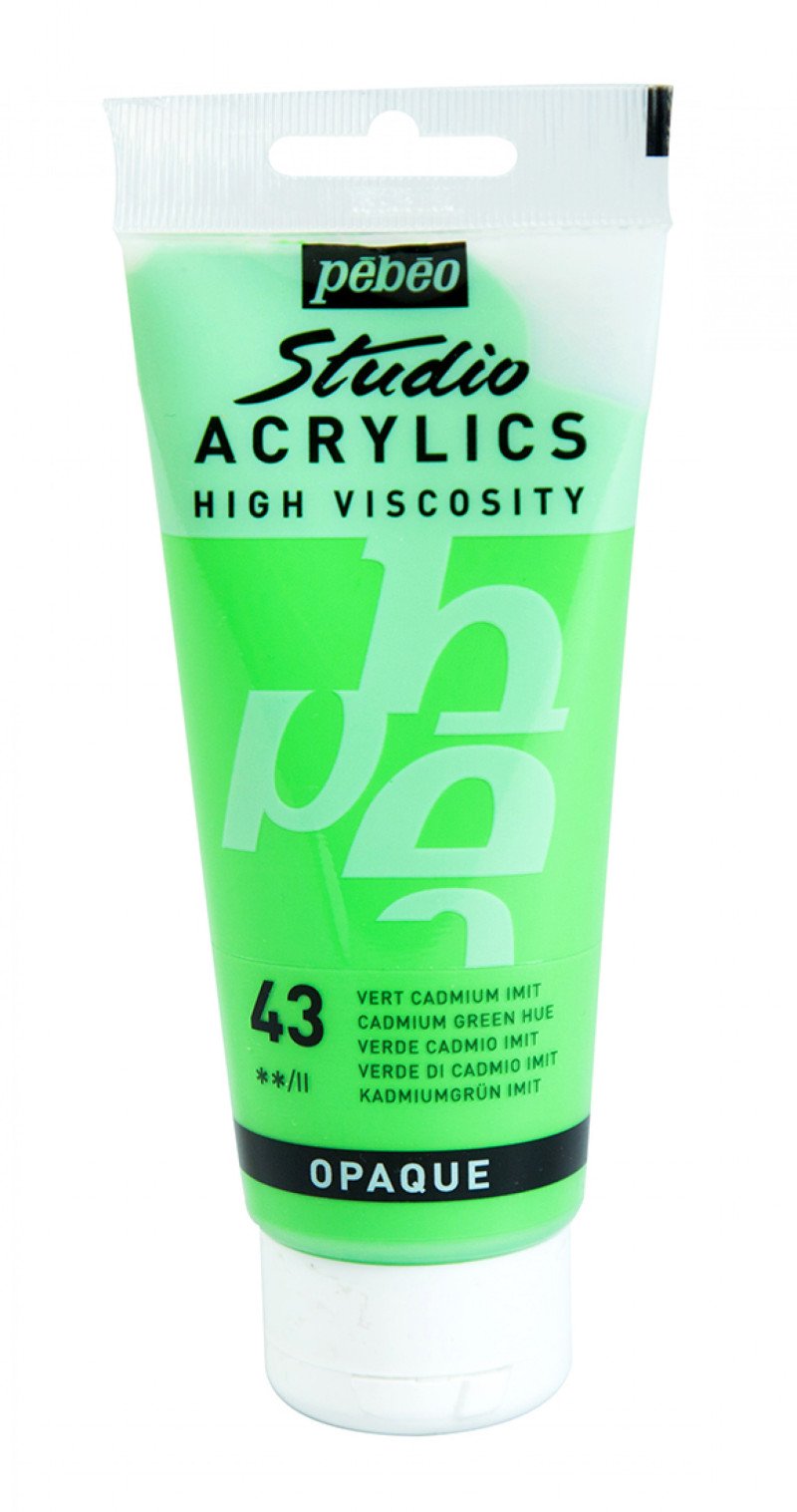 Pebeo Studio Acrylverf 100 ml - 43 - Cadmiumgroen imitatie