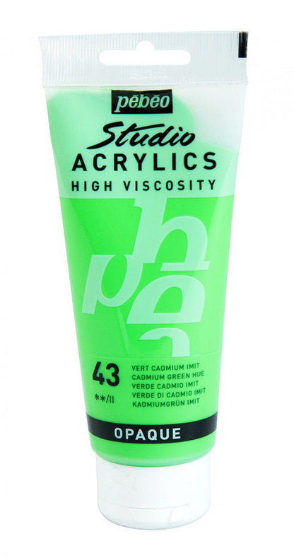 Pebeo Studio Acrylverf 100 ml - 43 - Cadmiumgroen imitatie