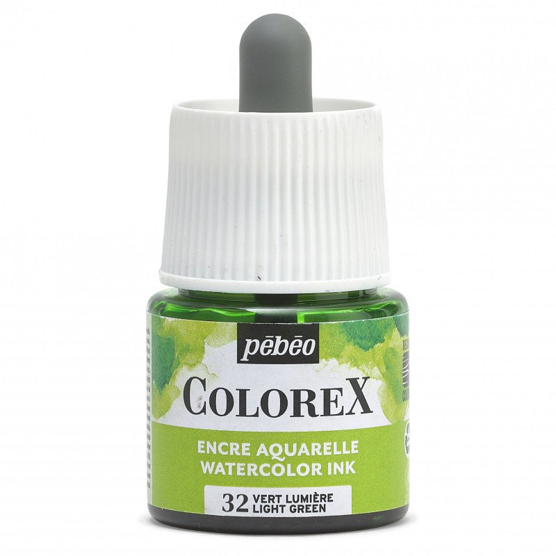 Pebeo Colorex Aquarelinkt 45 ml - 32 - Licht Groen