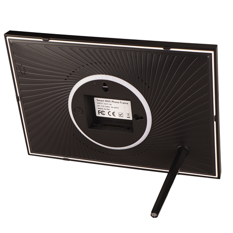 Frameo Digitale Fotolijst HF-109T Zwart 10.1 Inch met FrameGlow — 3