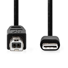 USB Kabel 2m USB-C naar USB-B — 2