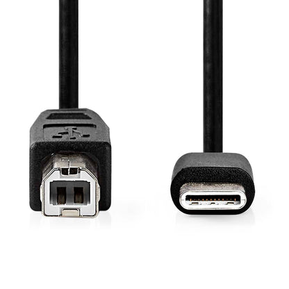 USB Kabel 2m USB-C naar USB-B — 2