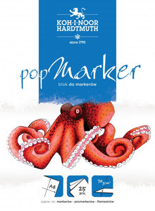 KOH-i-NOOR Grafische Papierblokken - Pop Marker - A4 - 25 vel
