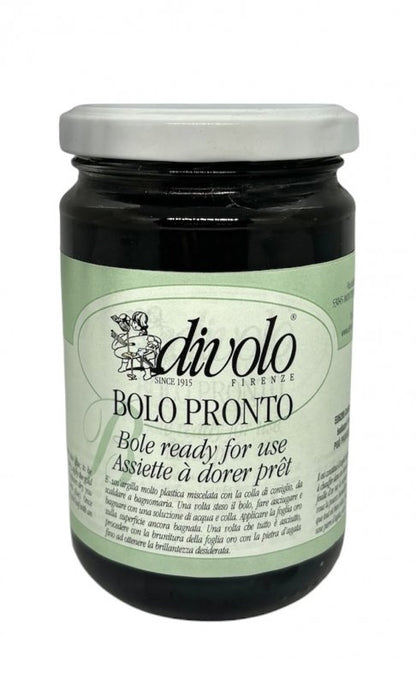 Divolo Gebruiksklare Poliment Vergulden Ondergrond - 300 ml - Zwart