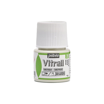 Pebeo Vitrail Transparante Glasverf 45 ml - 20 - Wit