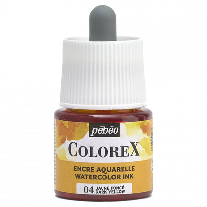 Pebeo Colorex Aquarelinkt 45 ml - 04 - Donker Geel