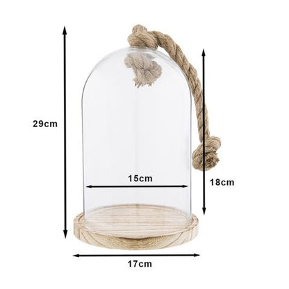 Clayre Eef Stolp 6GL2222 Transparent 17x29 cm — 2