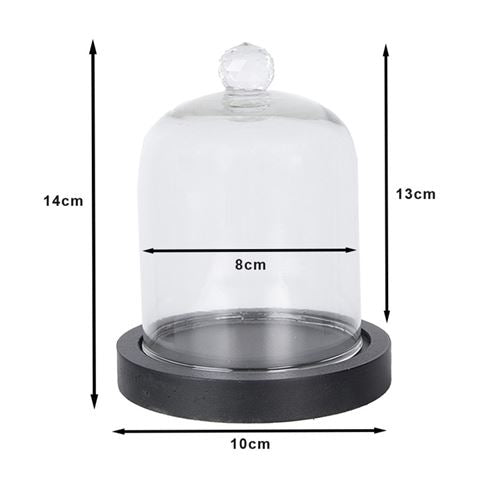 Clayre Eef Stolp 6GL4038 Zwart 10x14 cm — 2