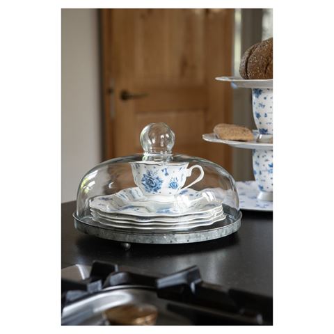 Clayre Eef Stolp 6GL2492 Grijs Transparent 16x15 cm — 3