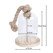 Clayre Eef 6GL2220 Stolp Transparant 12x19 cm — 2
