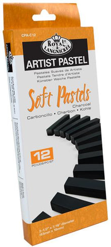 Royal & Langnickel Soft Pastel Charcoal - 12 Pack - Charcoal