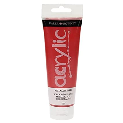 Daler-Rowney Graduate Acrylic Paint 120 ml - Metallic Red