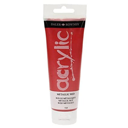 Daler-Rowney Graduate Acrylic Paint 120 ml - Metallic Red