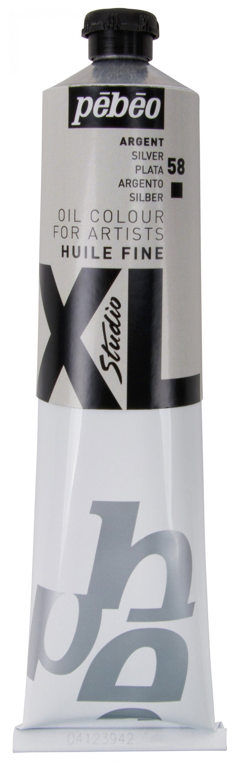 Pebeo Studio XL Olieverf 200 ml - 58 - Zilver