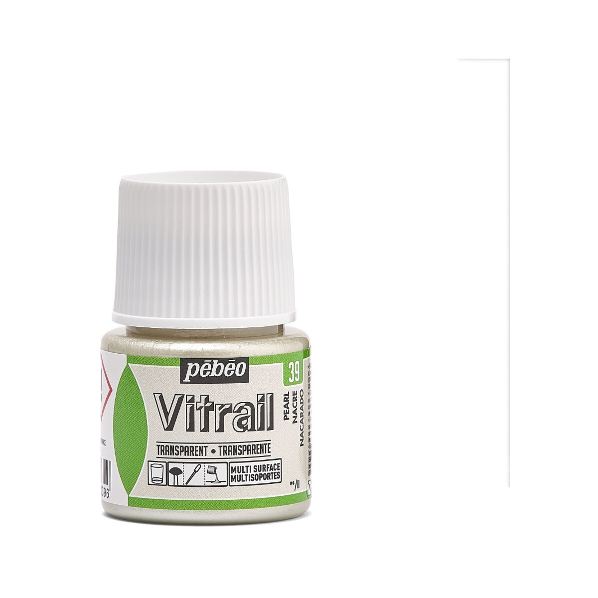 Pebeo Vitrail Transparante Glasverf 45 ml - 39 - Paarlemoer