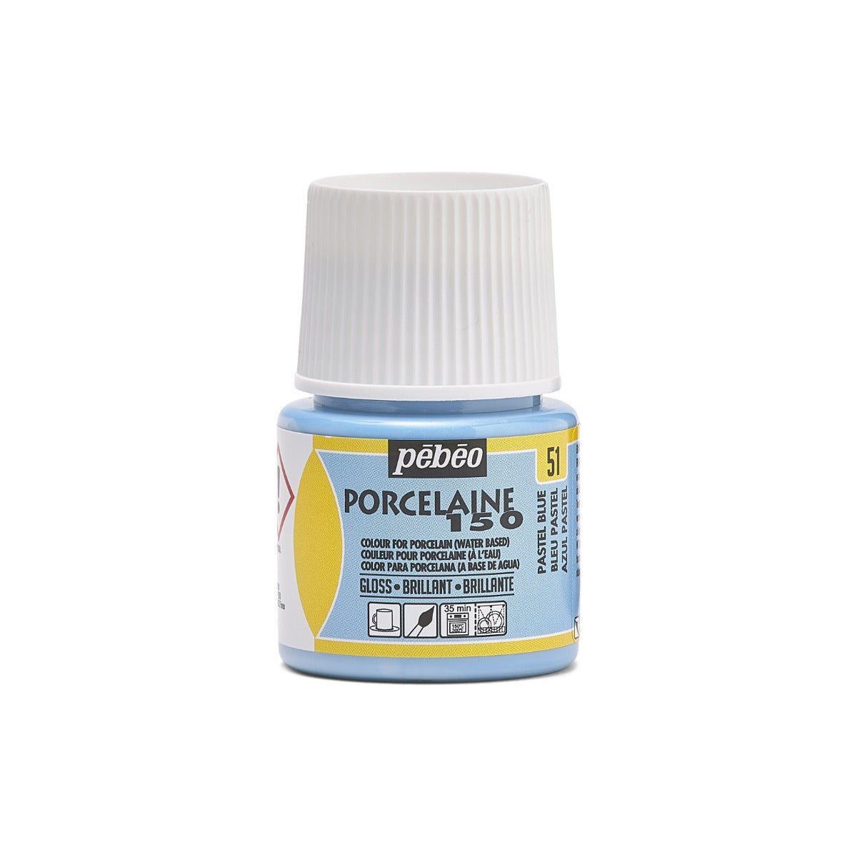 Pebeo Porcelaine 150 Porseleinverf 45 ml - 51 - Pastelblauw