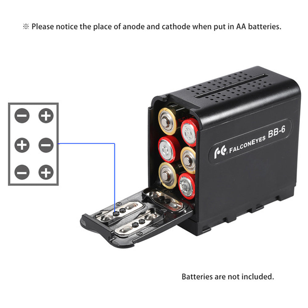 Falcon Eyes Batterij Houder BB-06 — 3