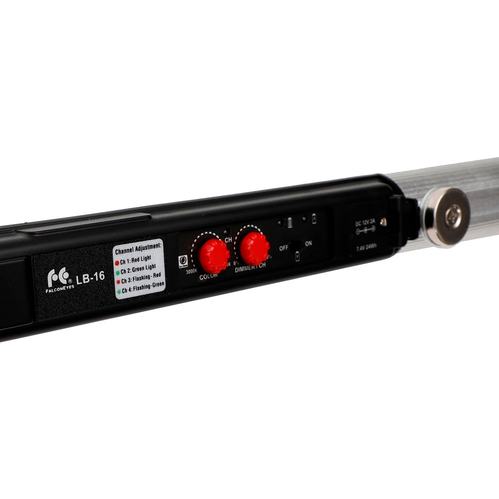 Falcon Eyes LED Licht Stick Set LB-16-K3 met Koffer — 5