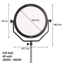 Falcon Eyes Bi-Color LED Lamp Sophiez SO-48TD op 230V — 2