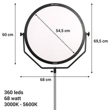 Falcon Eyes Bi-Color LED Lamp Sophiez SO-68TD op 230V — 2
