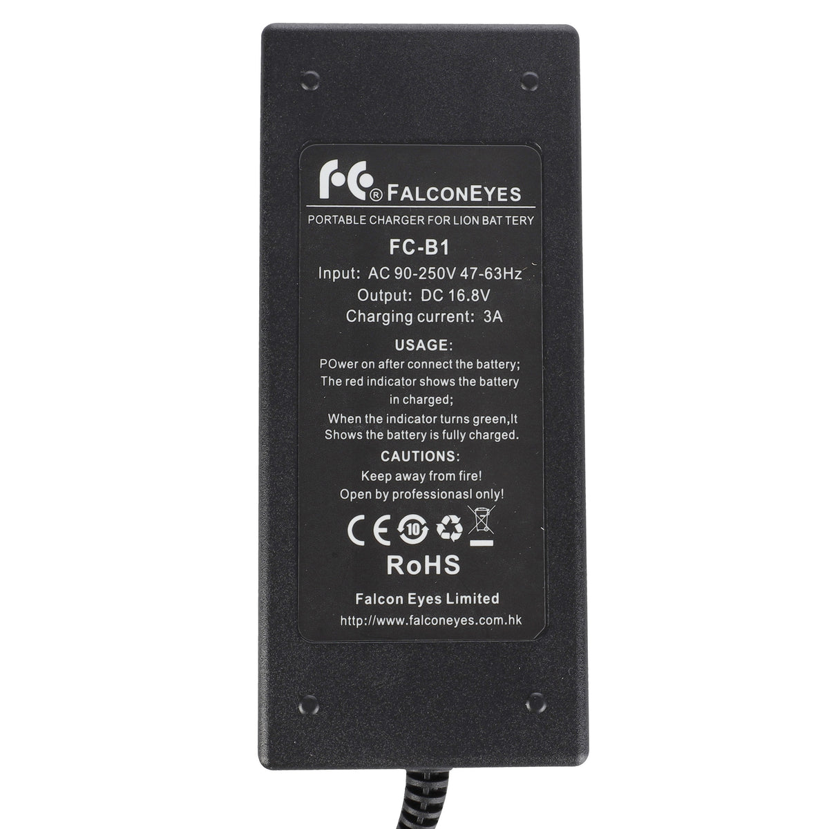 Falcon Eyes Acculader FC-B1 voor V-Mount Accu — 6