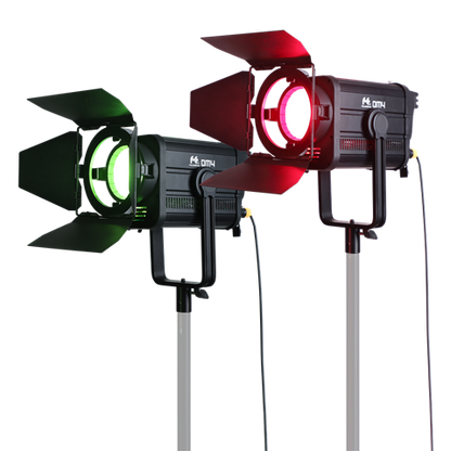 Falcon Eyes RGB LED Fresnel Spot Dimbaar DM4 400W — 2