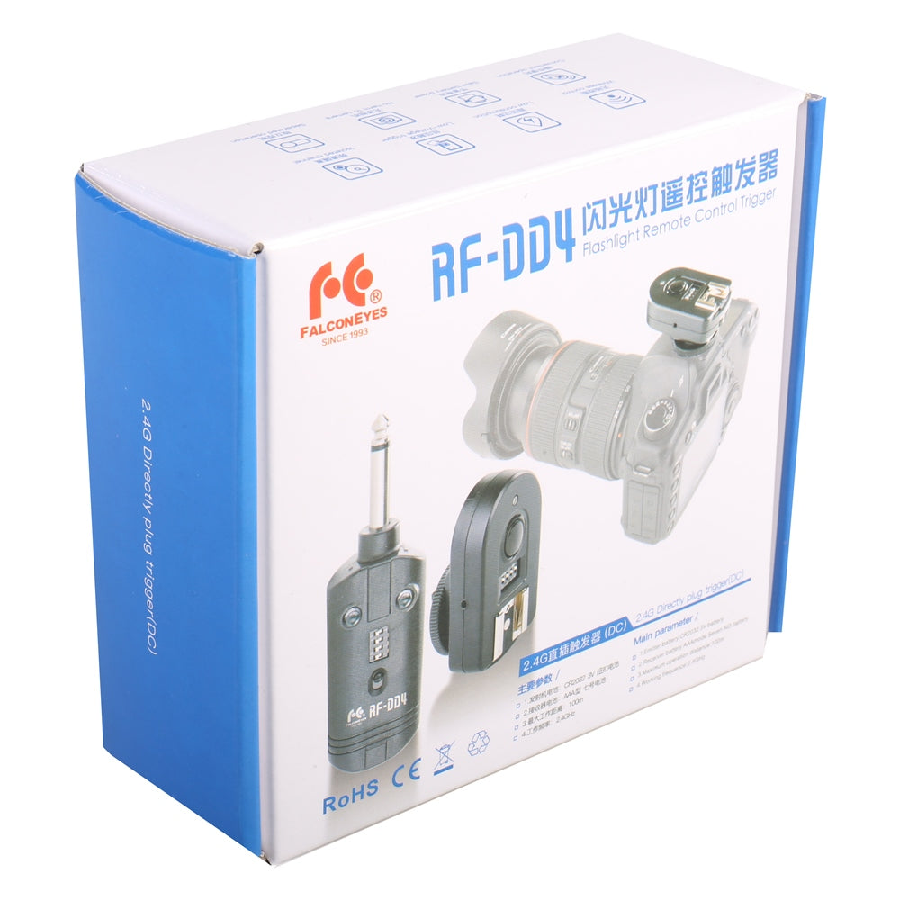 Falcon Eyes Radio Trigger Set RF-DD2.4 op AAA-Batterij — 8