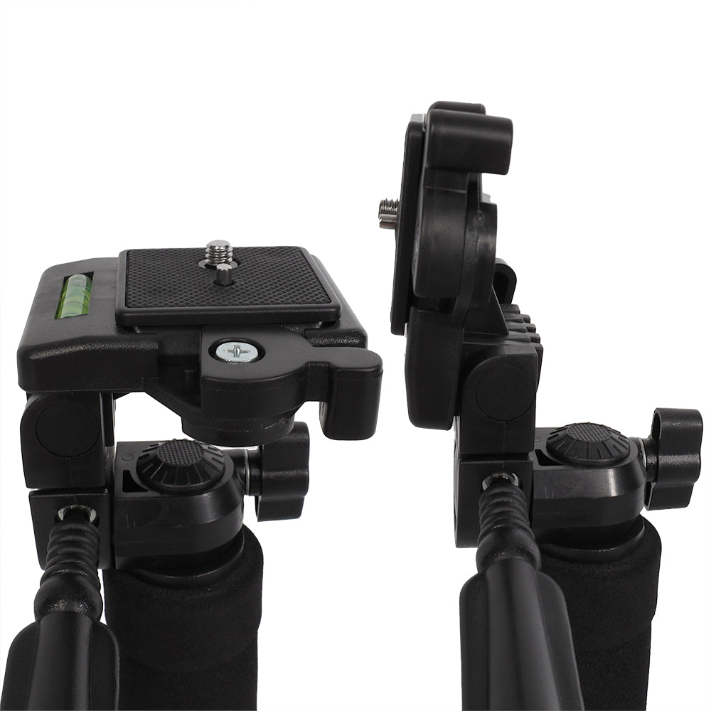 Falcon Eyes Eenbeenstatief + 3 weg kop MP-3 4 Secties 178 cm — 5