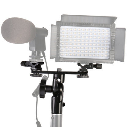 Falcon Eyes Twin Mount Tilting Bracket + 2 x Flitsschoen CLD-14A — 4