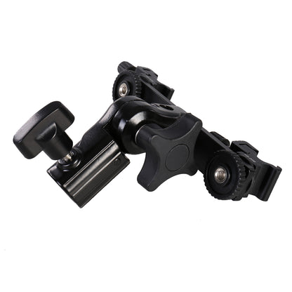 Falcon Eyes Twin Mount Tilting Bracket + 2 x Flitsschoen CLD-14A — 5