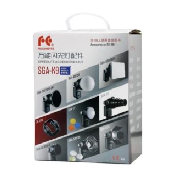 Falcon Eyes Universele Speedlite Camera Flitser Strobist Set SGA-K9 — 2