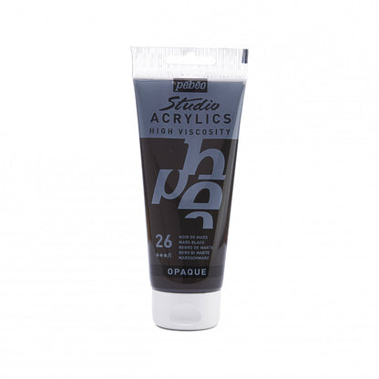 Pebeo Studio Acrylverf 100 ml - 26 - Marszwart
