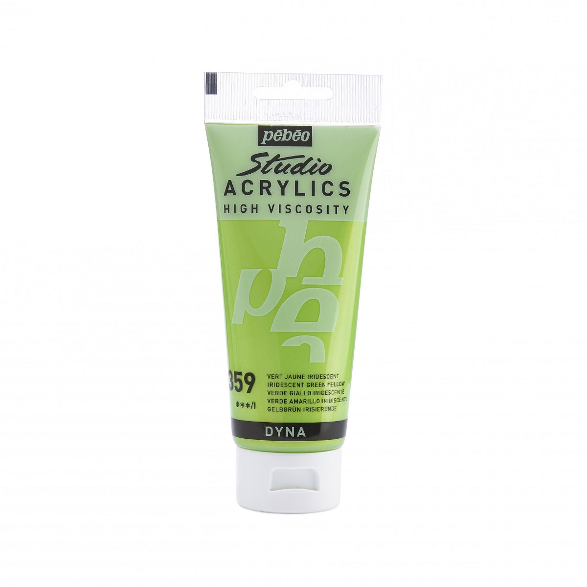 Pebeo Studio Acrylverf 100 ml - 359 - Iridescent Green Yellow