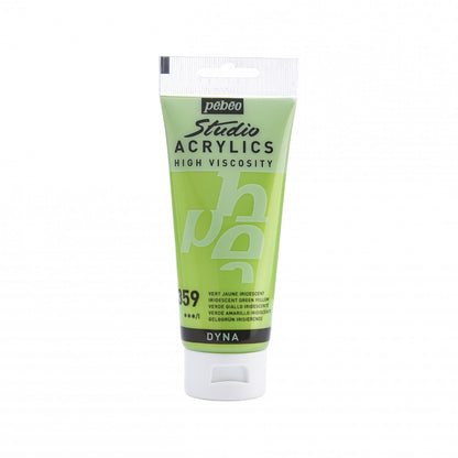 Pebeo Studio Acrylverf 100 ml - 359 - Iridescent Green Yellow