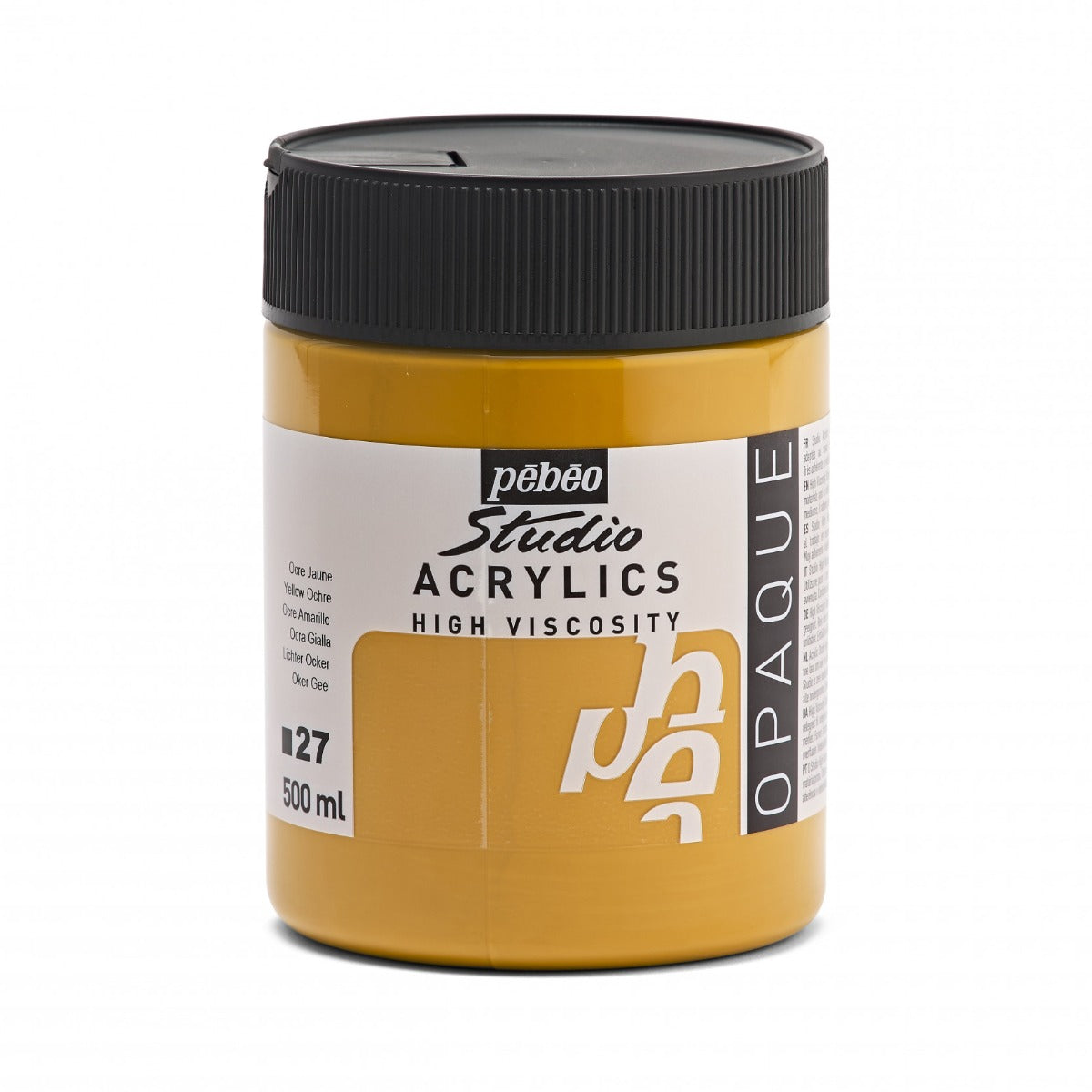 Pebeo Studio Acrylverf 500 ml - 27 - Gele Oker