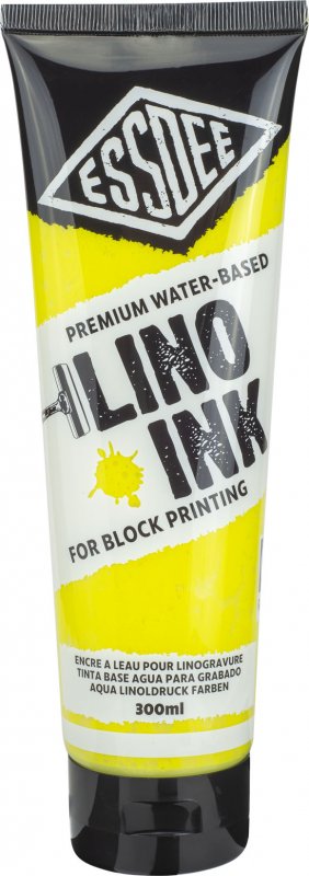 Essdee Block Printing Ink 300 ml - Fluorescerend Geel