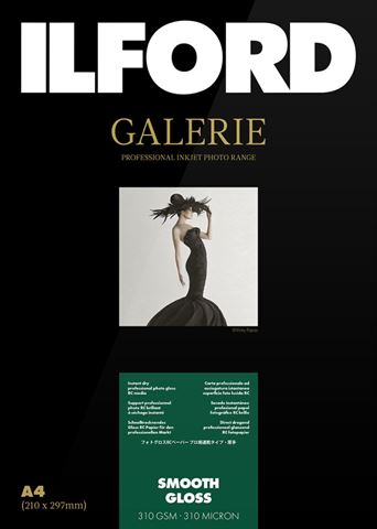 Ilford fotopapier Galerie Smooth Gloss 310g A4 cm 100 Vel