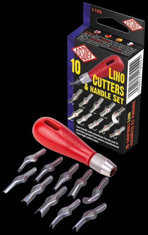 Essdee Lino Guts Set met Handvat - 10 stuks