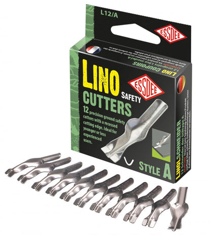 Essdee Lino Veiligheidsmesjes Style A - 12 stuks