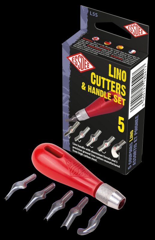 Essdee Lino Guts Set met Handvat - 5 stuks