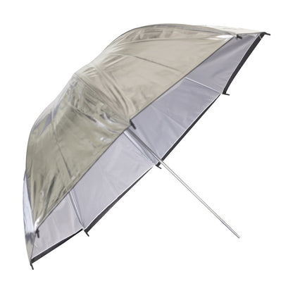 Linkstar Flitsparaplu PUK-84WB Wit/Zwart 100 cm (Omkeerbaar) — 2